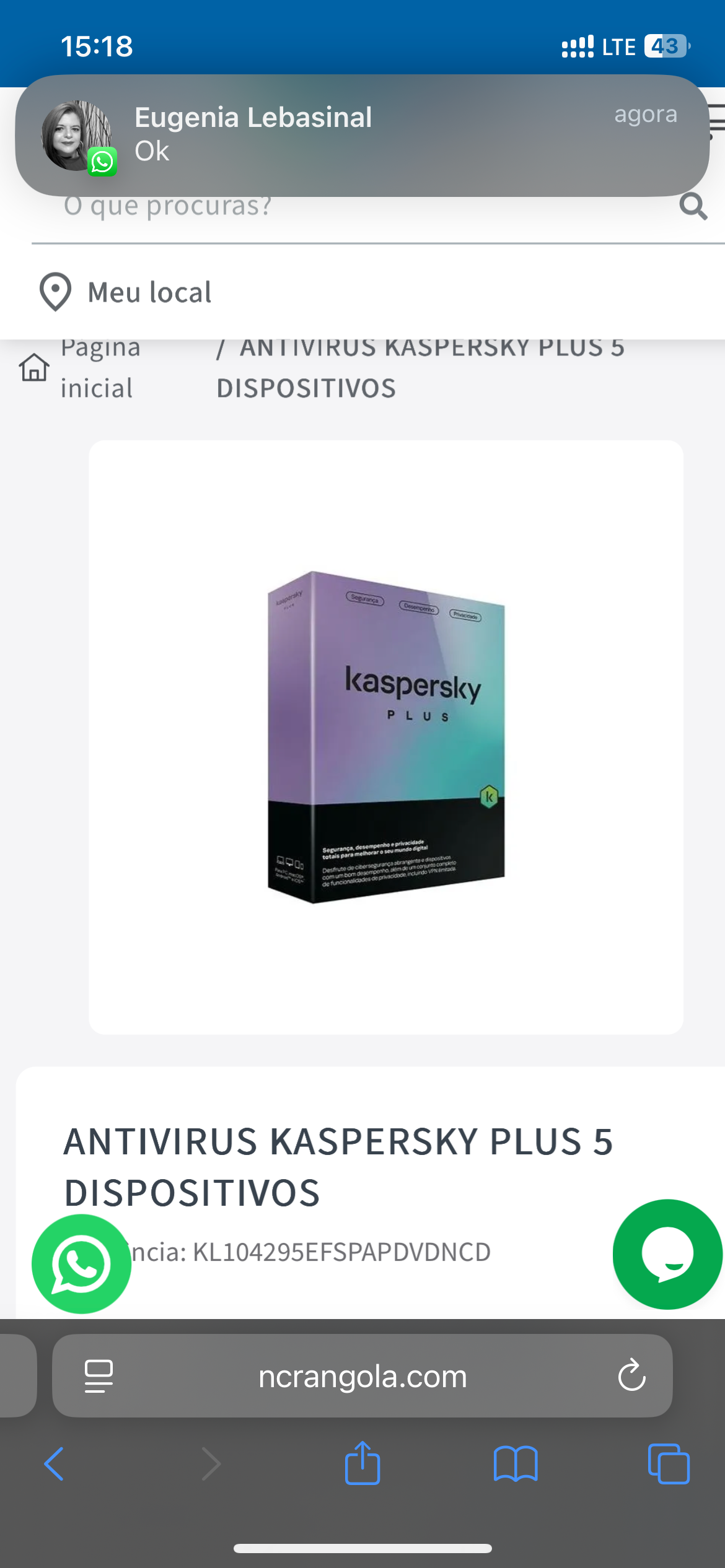 Antivírus kaspersk